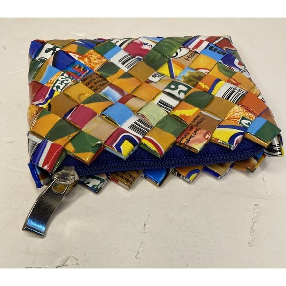 Candy Chewing Gum Wrapper Zipper Coin Purse EUC 1970s - Picture 3 of 7